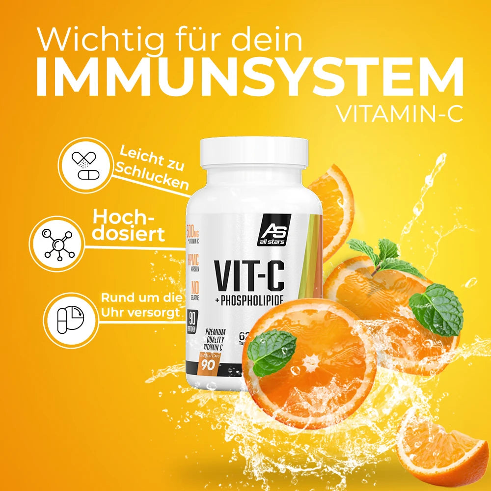 All Stars Vitamin C 90 Kapseln -