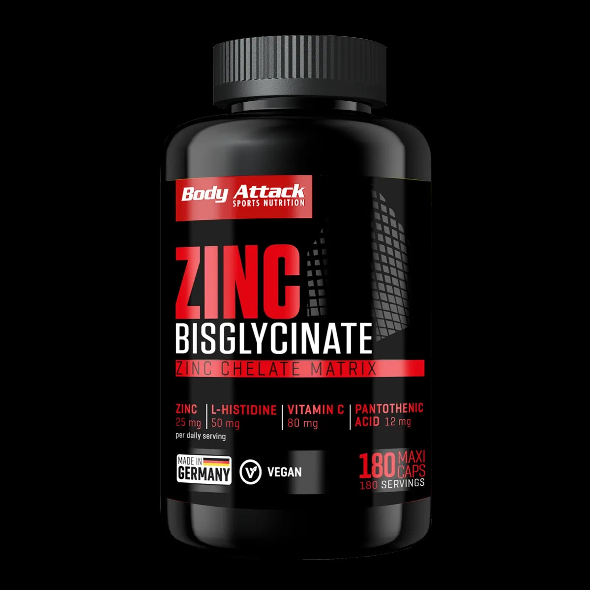 Body Attack Zinc Bisglycinat 90 Kapseln -