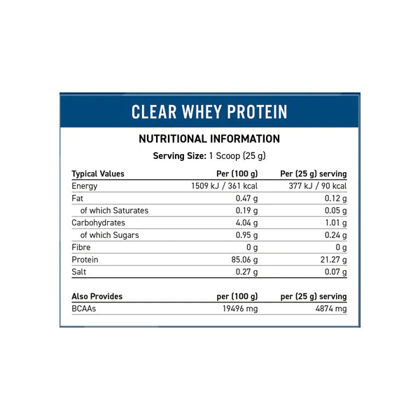 Applied Nutrition Clear Whey 875g -