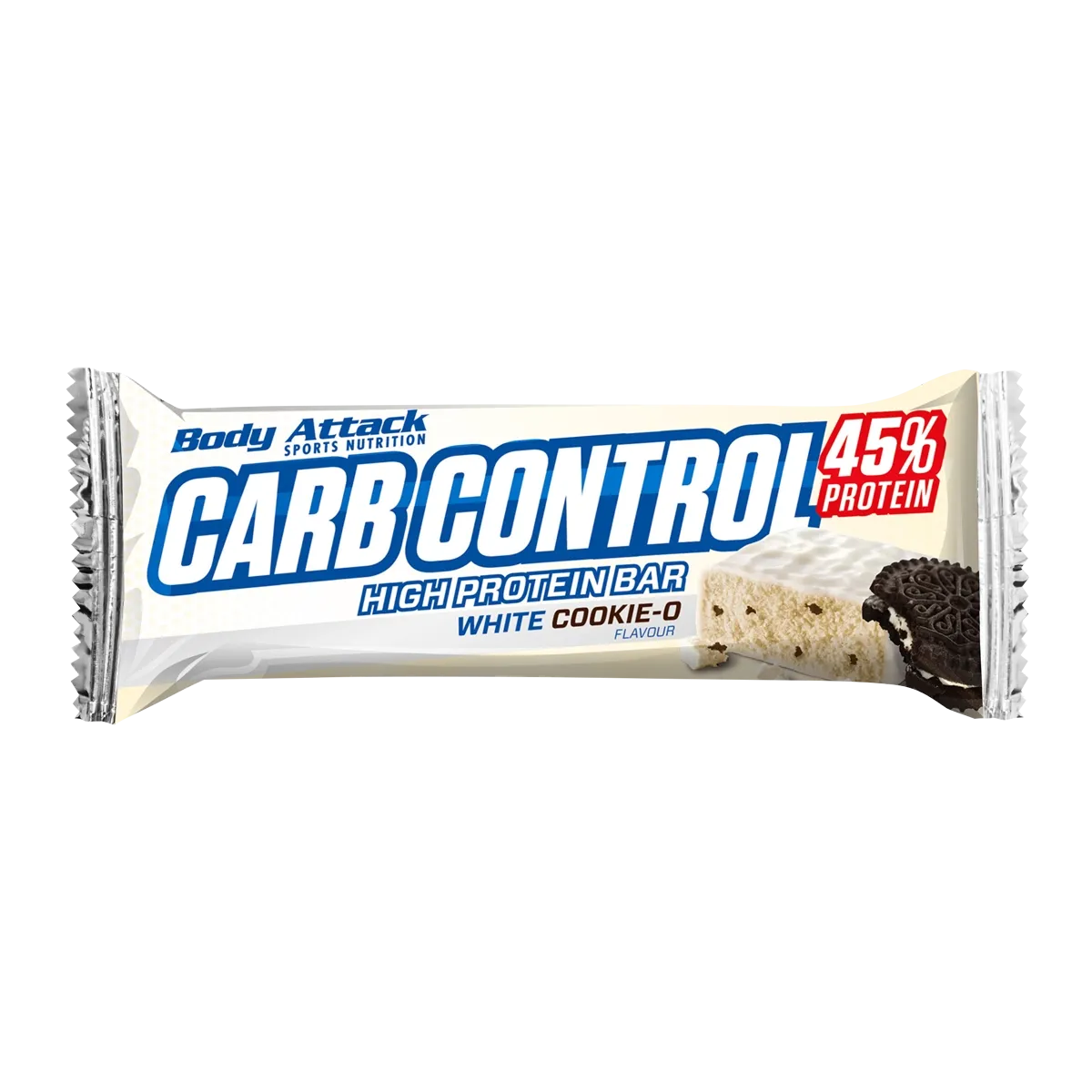 Body Attack Carb Control 100g Proteinriegel White Cookie-O
