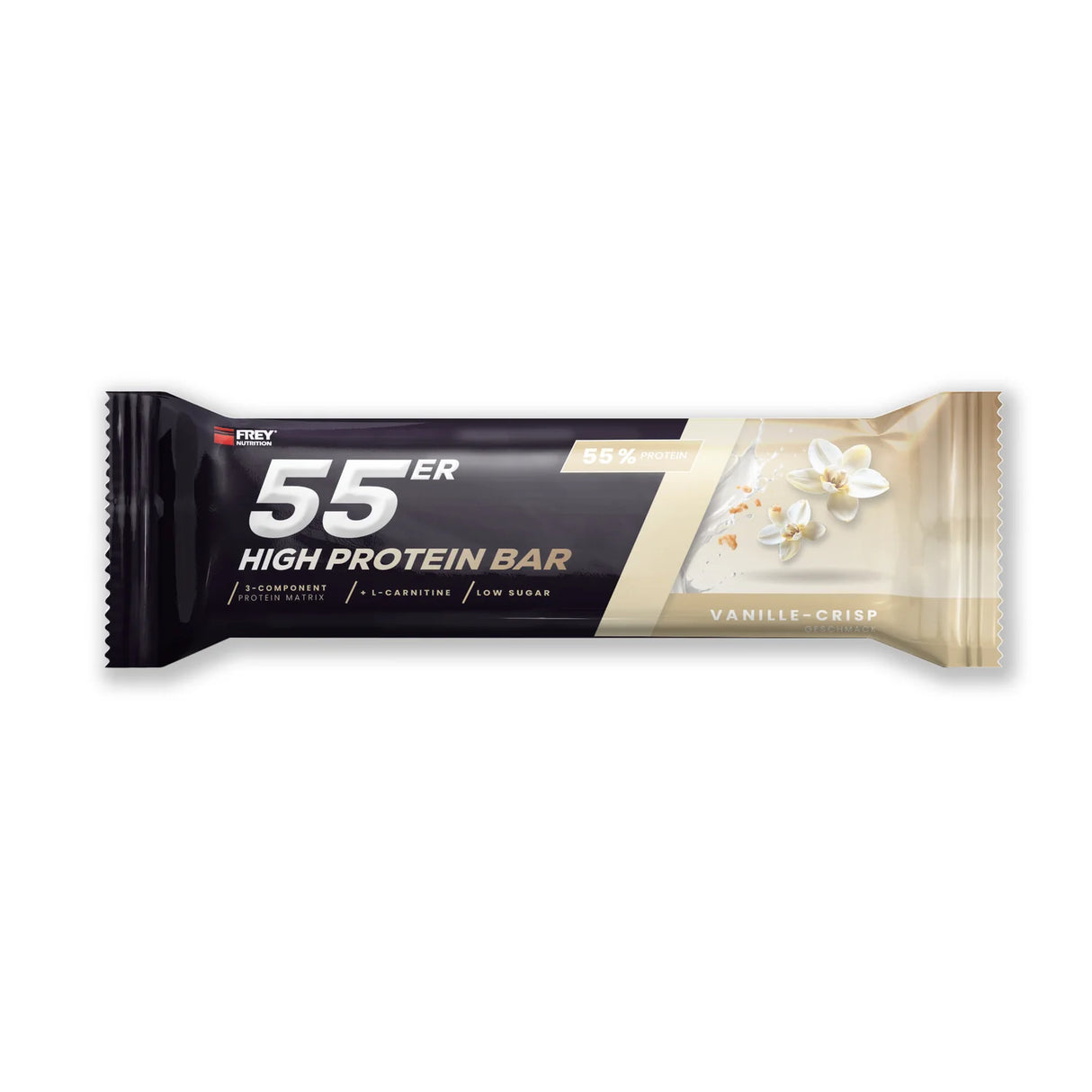 Frey Nutrition 55er Proteinriegel 50g Vanille Crisp