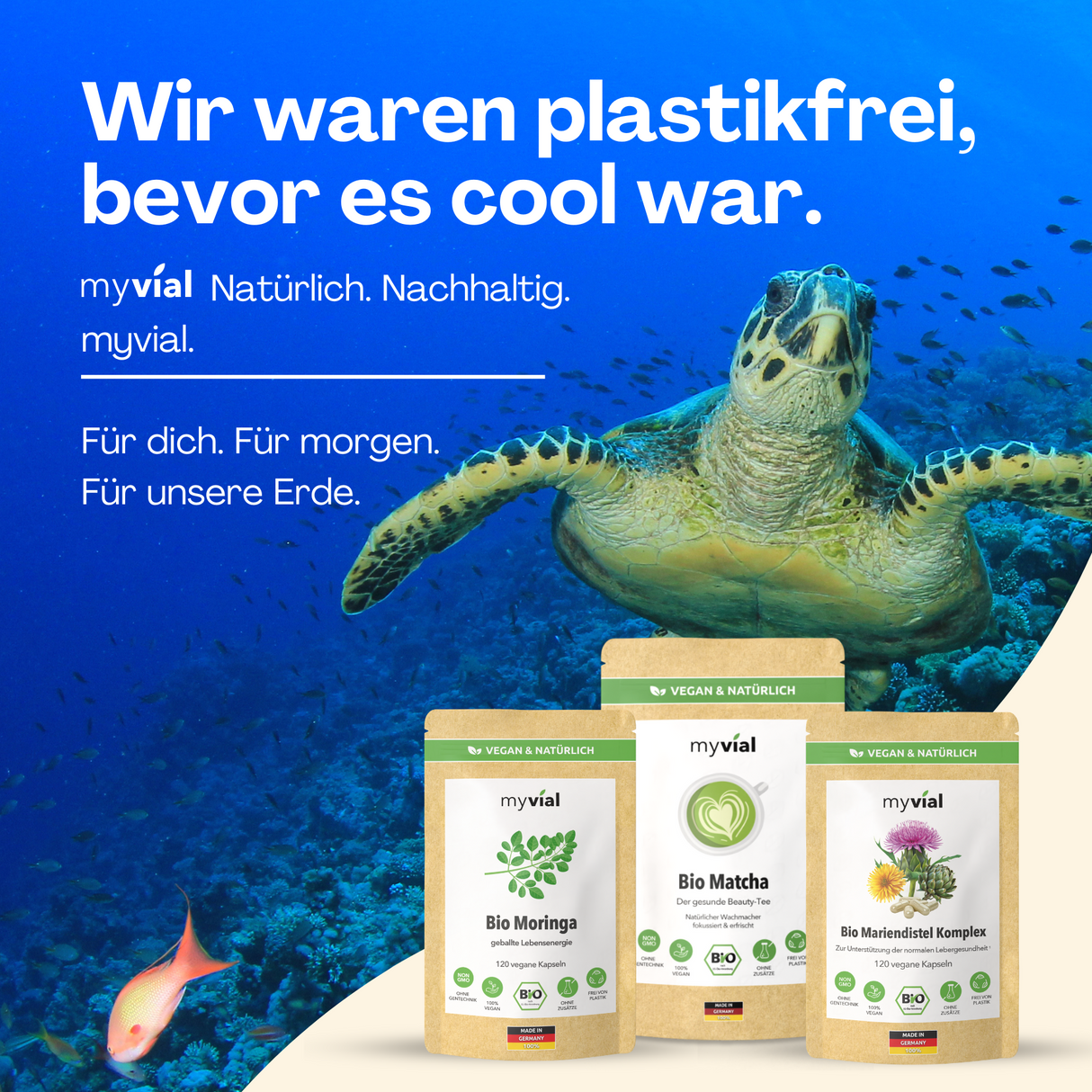 Omega 3 Kapseln aus Algenöl - Vegan