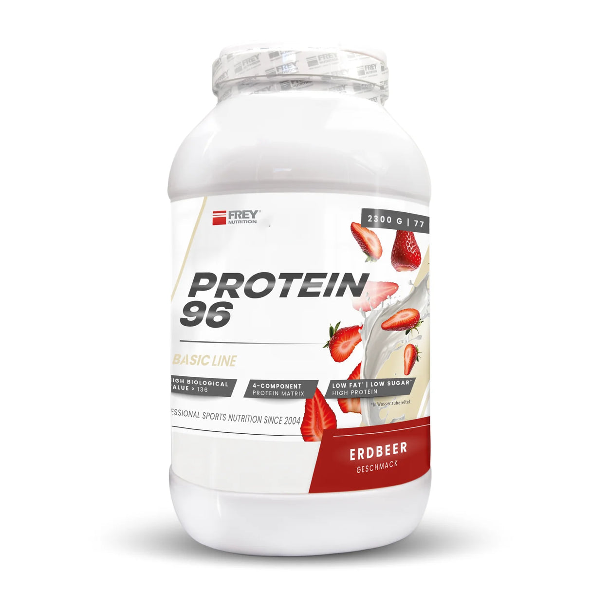 Frey Nutrition Protein 96 - 2300g Erdbeer