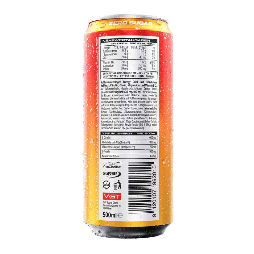 Vast V8 Fuel Energy Drink 500ml