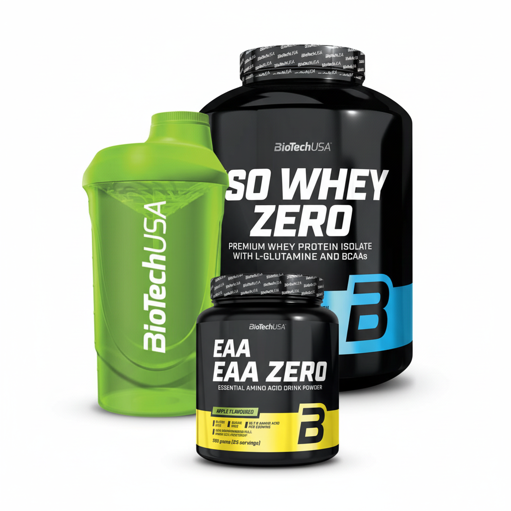 BioTechUSA Produktkomposition mit einem Shaker