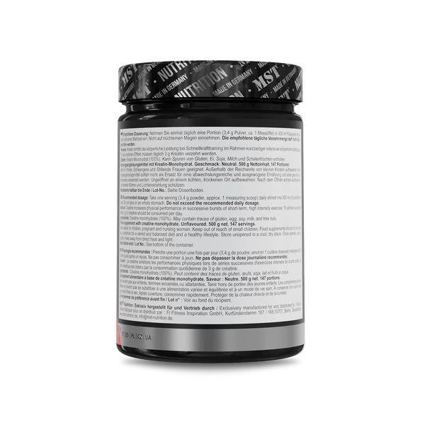 MST Nutrition Creatine Monohydrate 500g