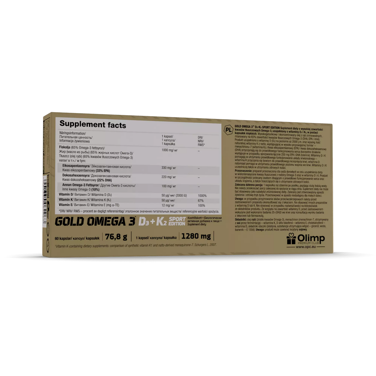Olimp Omega 3 D3 + K2