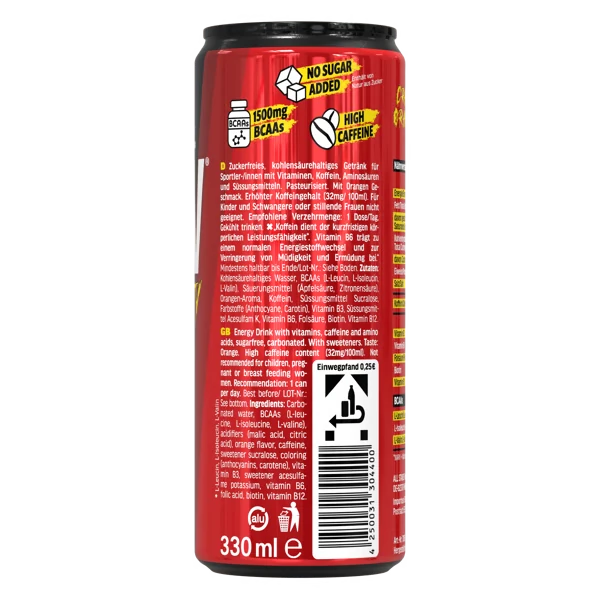 All Stars Raw Intensity Energy Drink