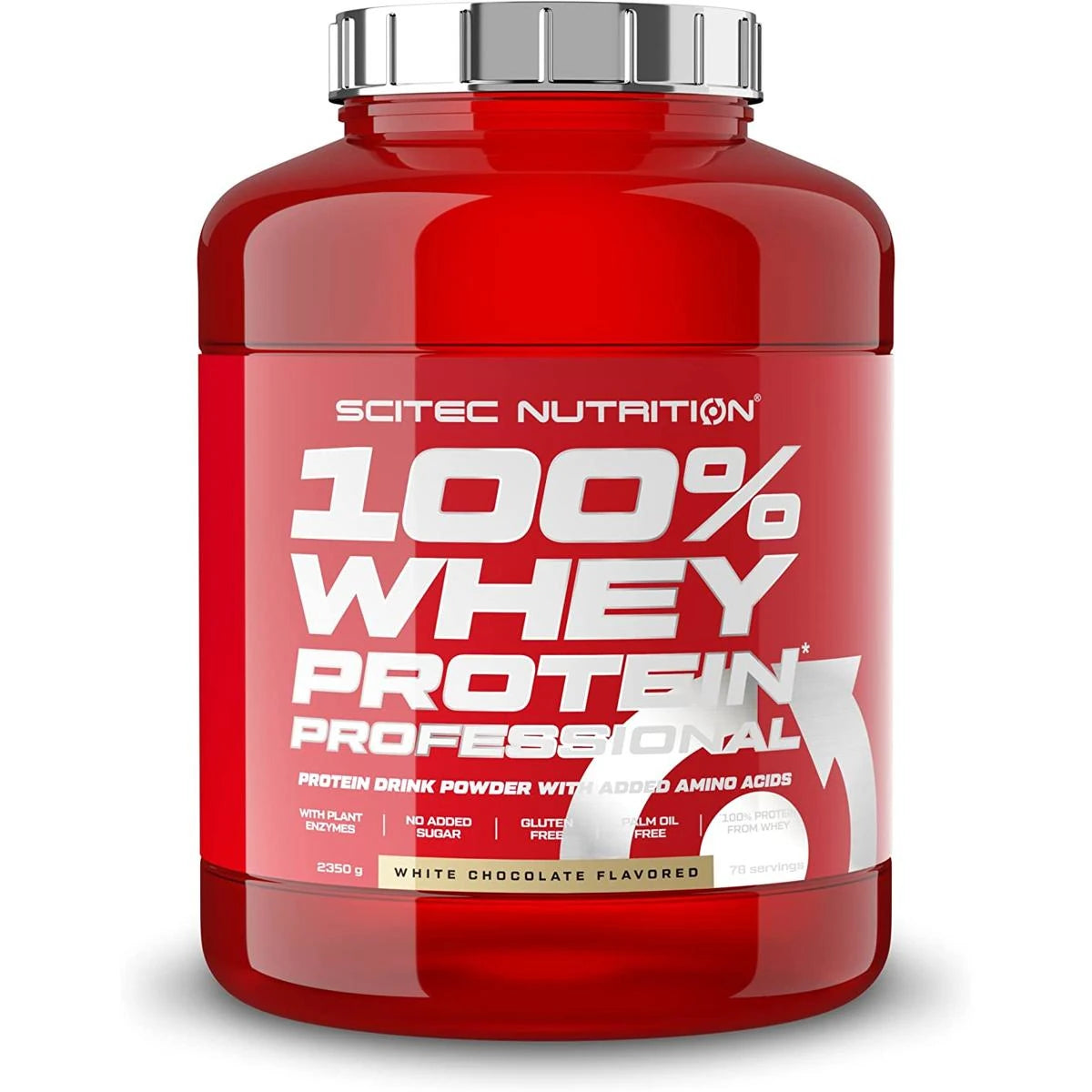 scitec nutrition 100% whey protein professional white chocolate