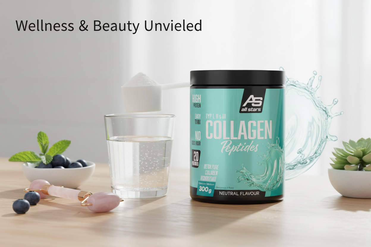 Wie du All Stars Collagen Peptide 300g Pulver richtig anwendest