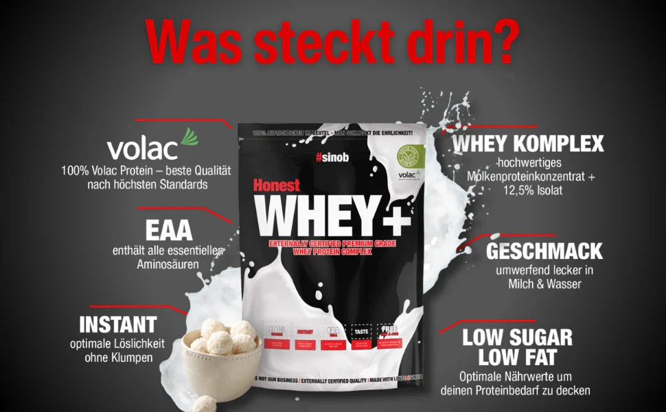 #sinob Honest Whey im Fokus