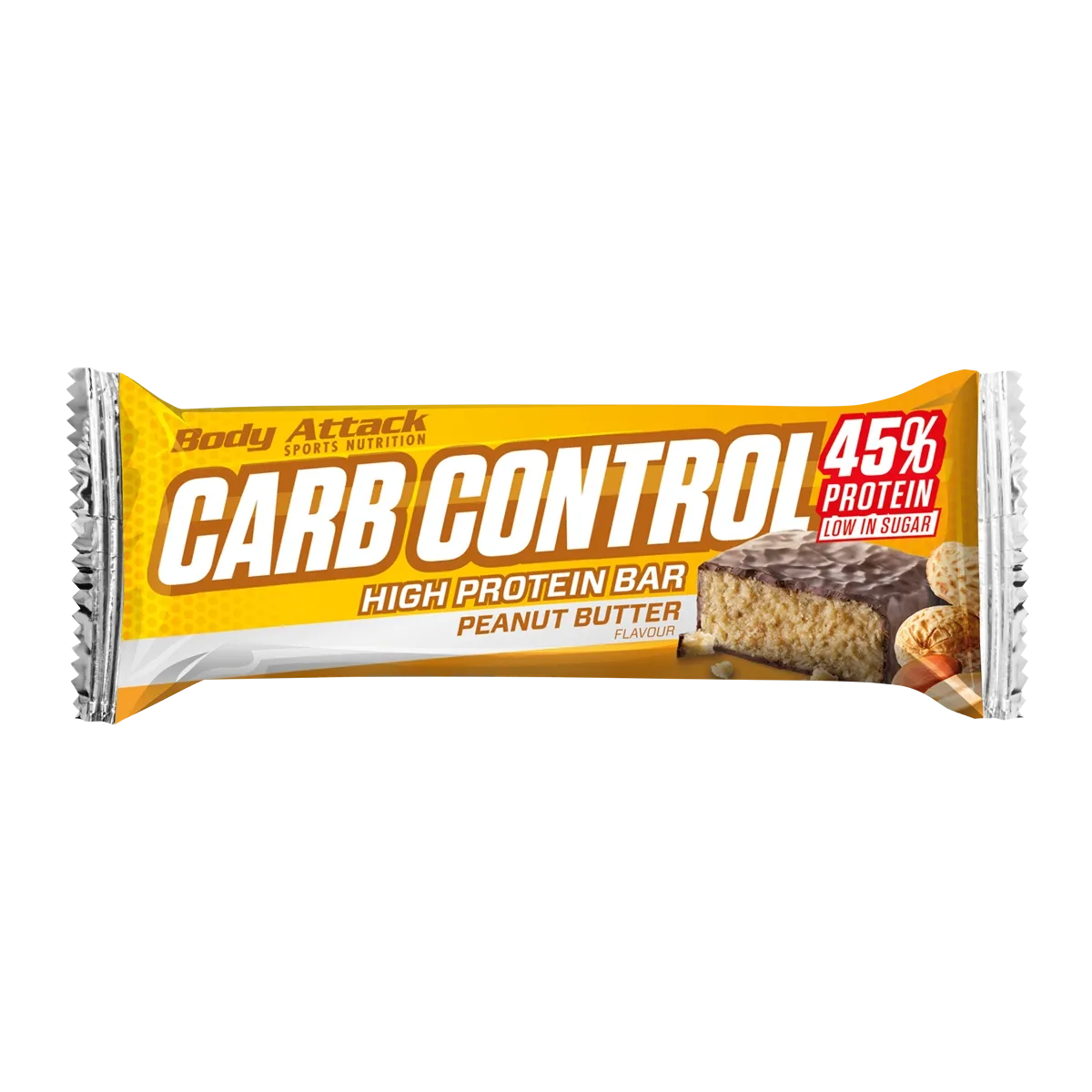 Body Attack Carb Control 100g Proteinriegel Peanut Butter