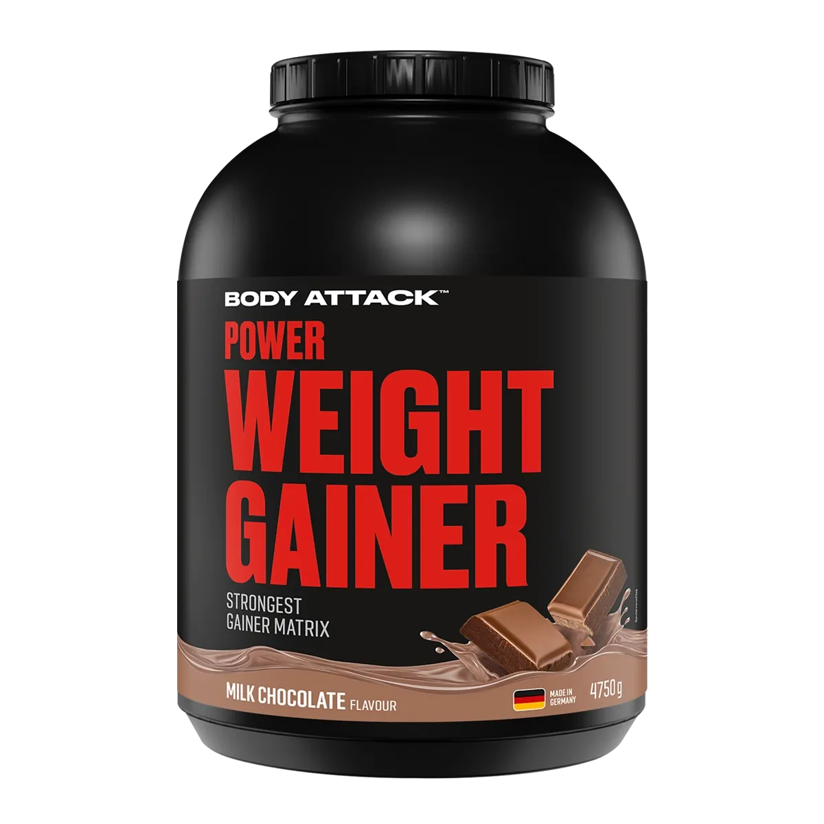 Body Attack Power Weight Gainer 4750g Milk Chocolate