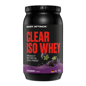 Body Attack Clear Iso Whey 900g Blackberry