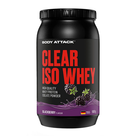 Body Attack Clear Iso Whey 900g Blackberry