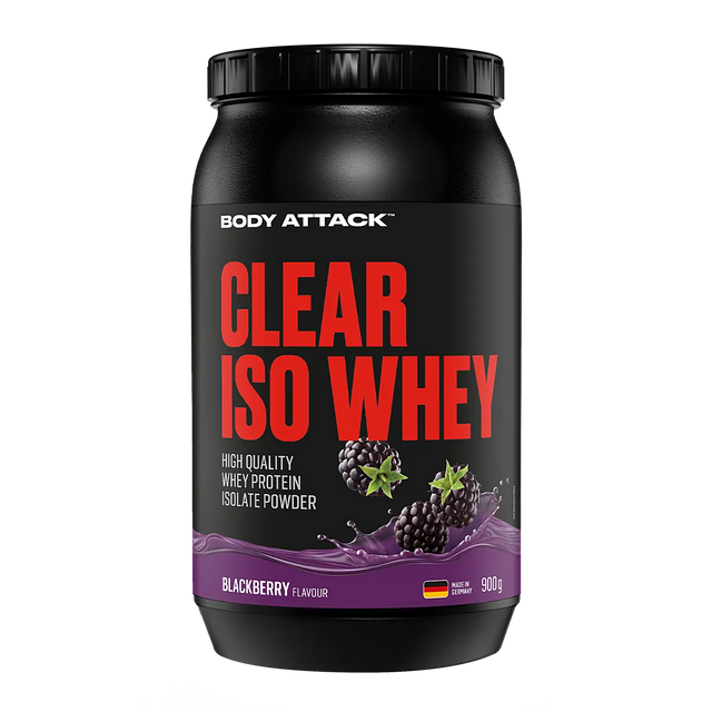 Body Attack Clear Iso Whey 900g Blackberry
