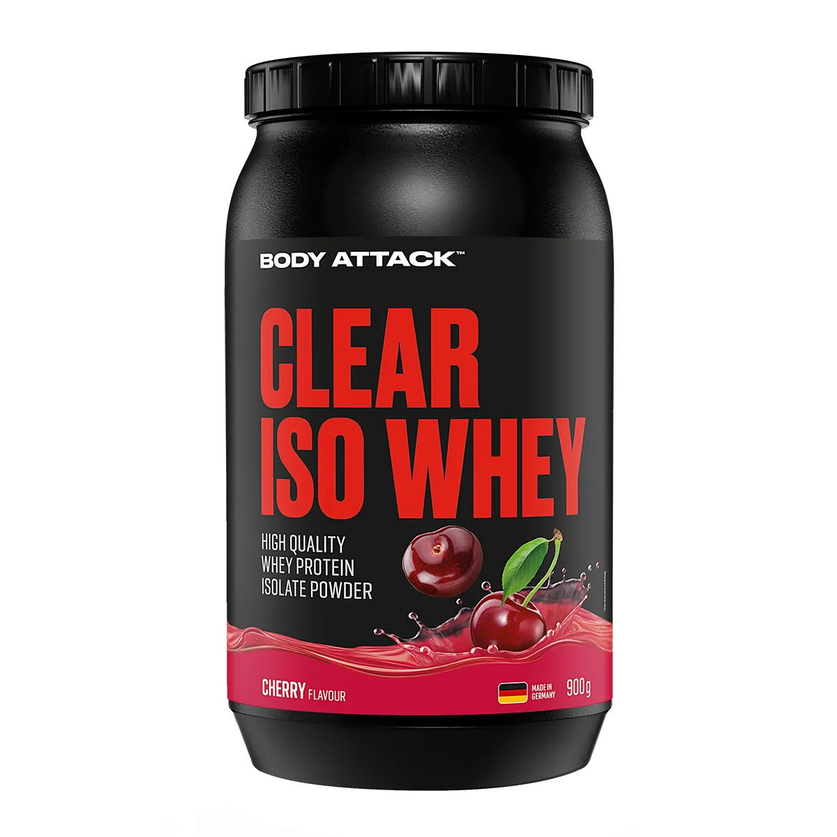 Body Attack Clear Iso Whey 900g Cherry
