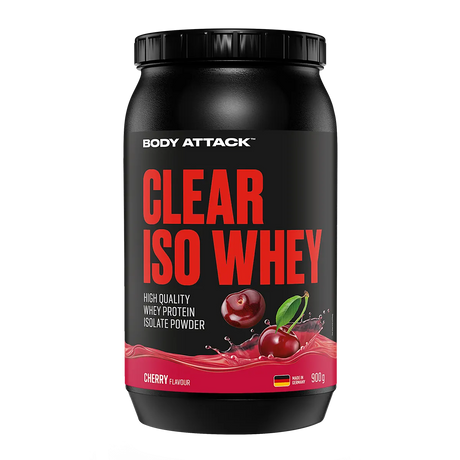 Body Attack Clear Iso Whey 900g Cherry