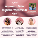 Bio Vitamin C Kapseln aus Acerola