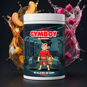 Gymboy Pre Workout 500g OS Nutrition 50 Plates of Grey