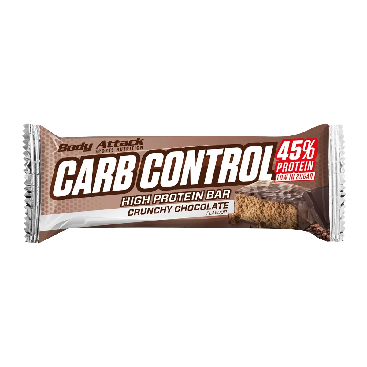 Body Attack Carb Control 100g Proteinriegel Crunchy Chocolate
