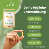 Omega 3 Kapseln aus Algenöl - Vegan