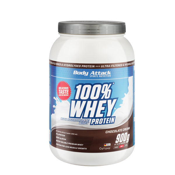 Body Attack 100% Whey Protein 900g - 
