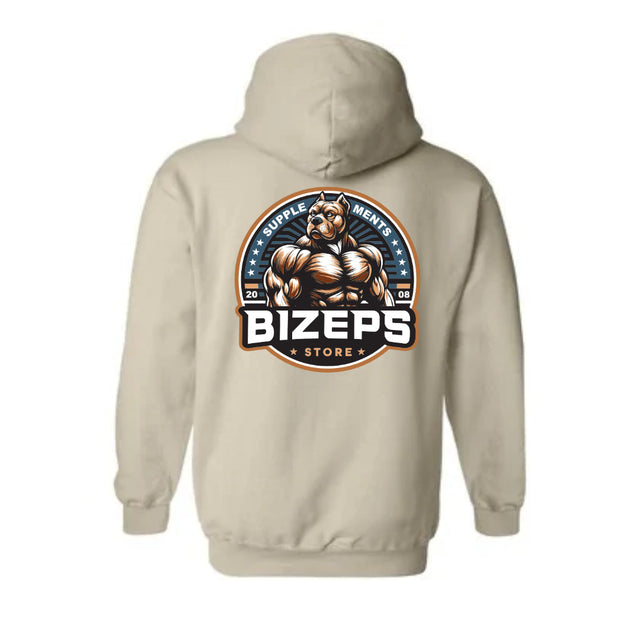 Bizeps Store Hoodie Sand - 