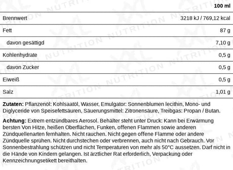 XXL Nutrition Perfect Cooking Spray 200ml - 