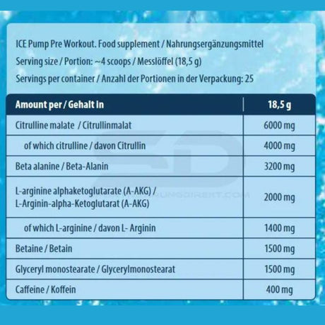 FA Nutrition Ice Pump 463g - 