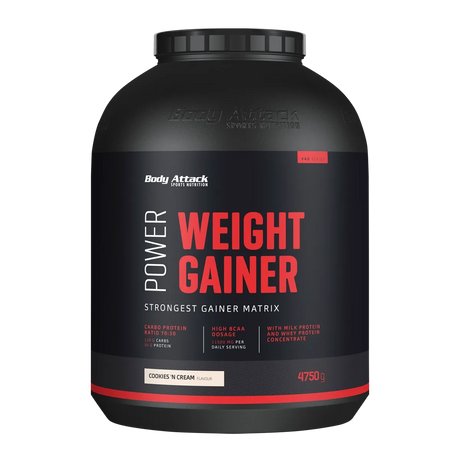 Body Attack Power Weight Gainer 4750g Cookies Cream