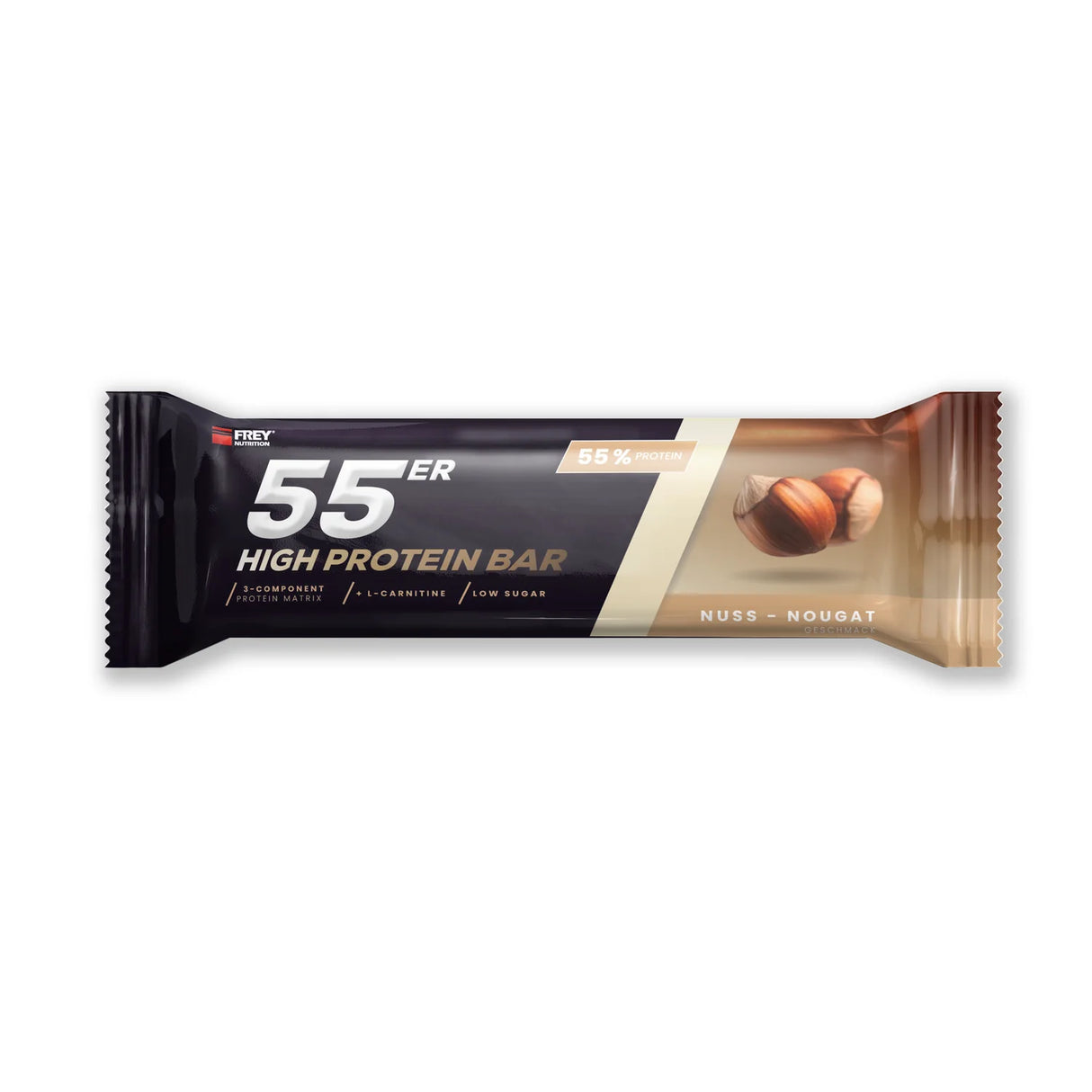 Frey Nutrition 55er Proteinriegel 50g Nuss Nougat