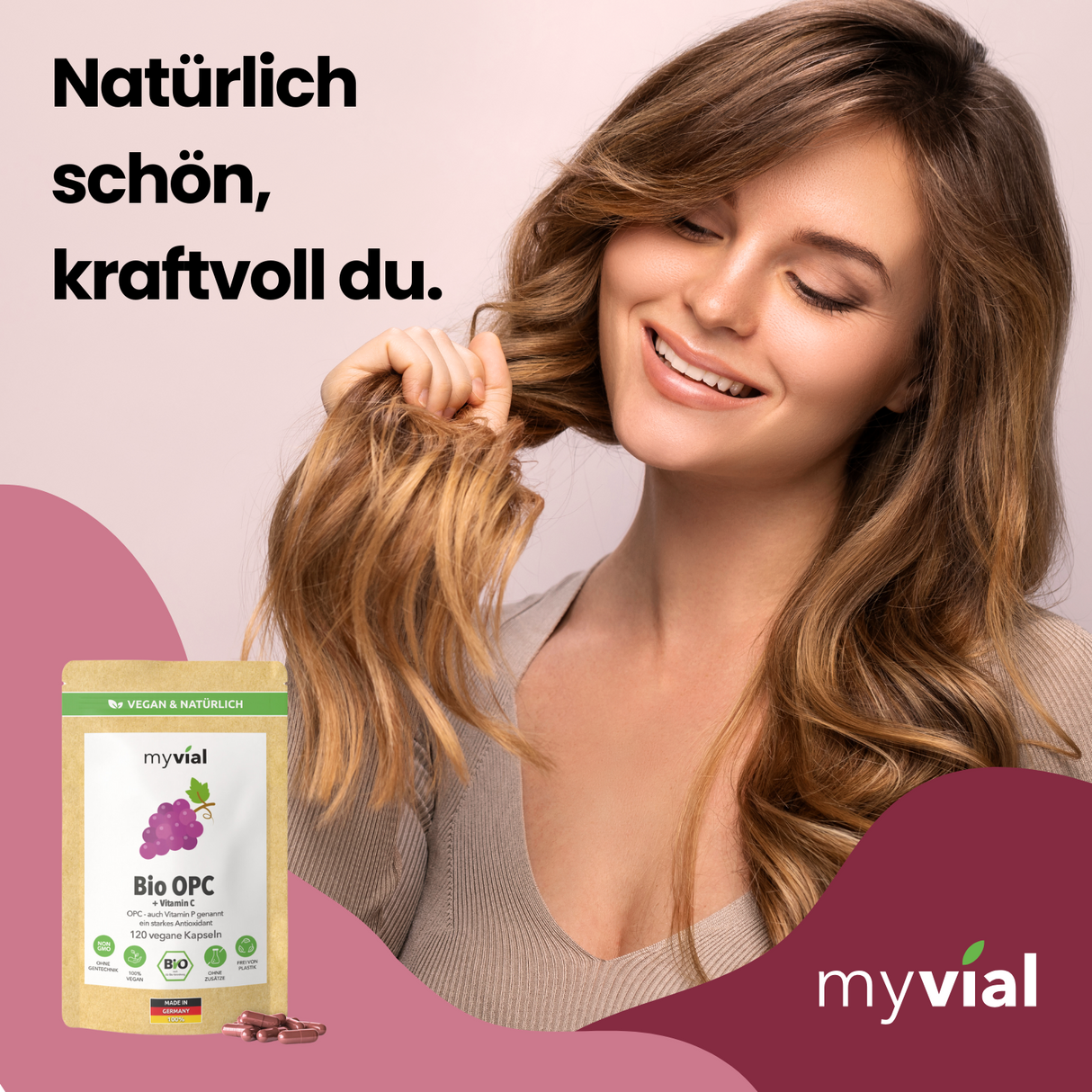 Bio OPC Kapseln – Mit Traubenkern, Aroniapulver & Vitamin C