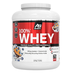 All Stars 100% Whey Protein 2270g Blueberry Muffin