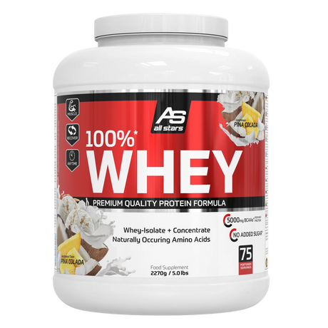 All Stars 100% Whey Protein 2270g Pina Colada