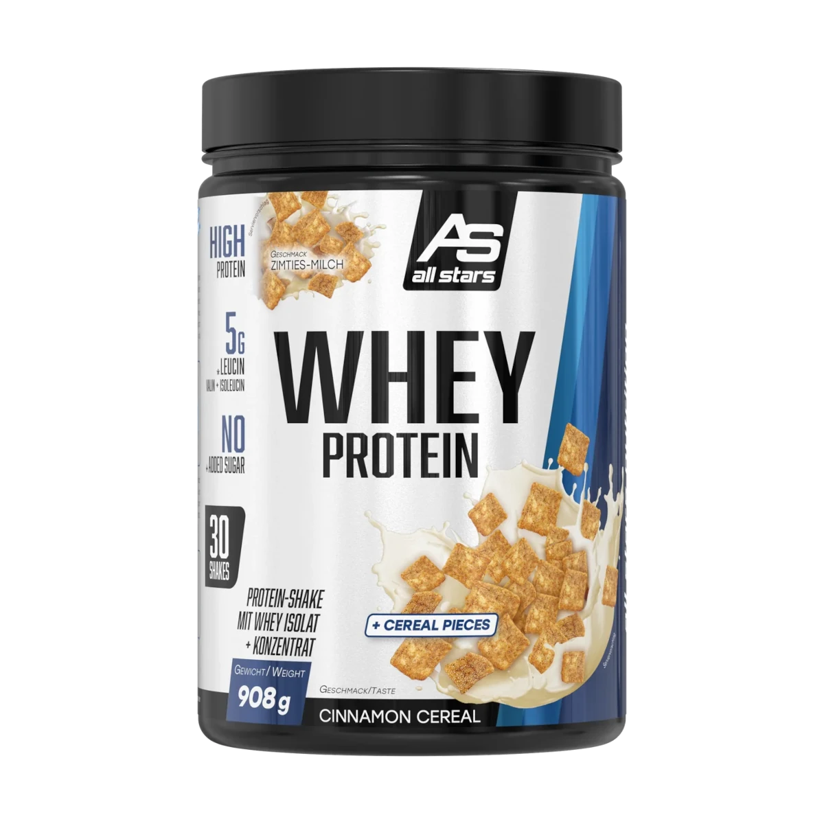 All Stars 100% Whey Protein 908g Cinnamon Cereal