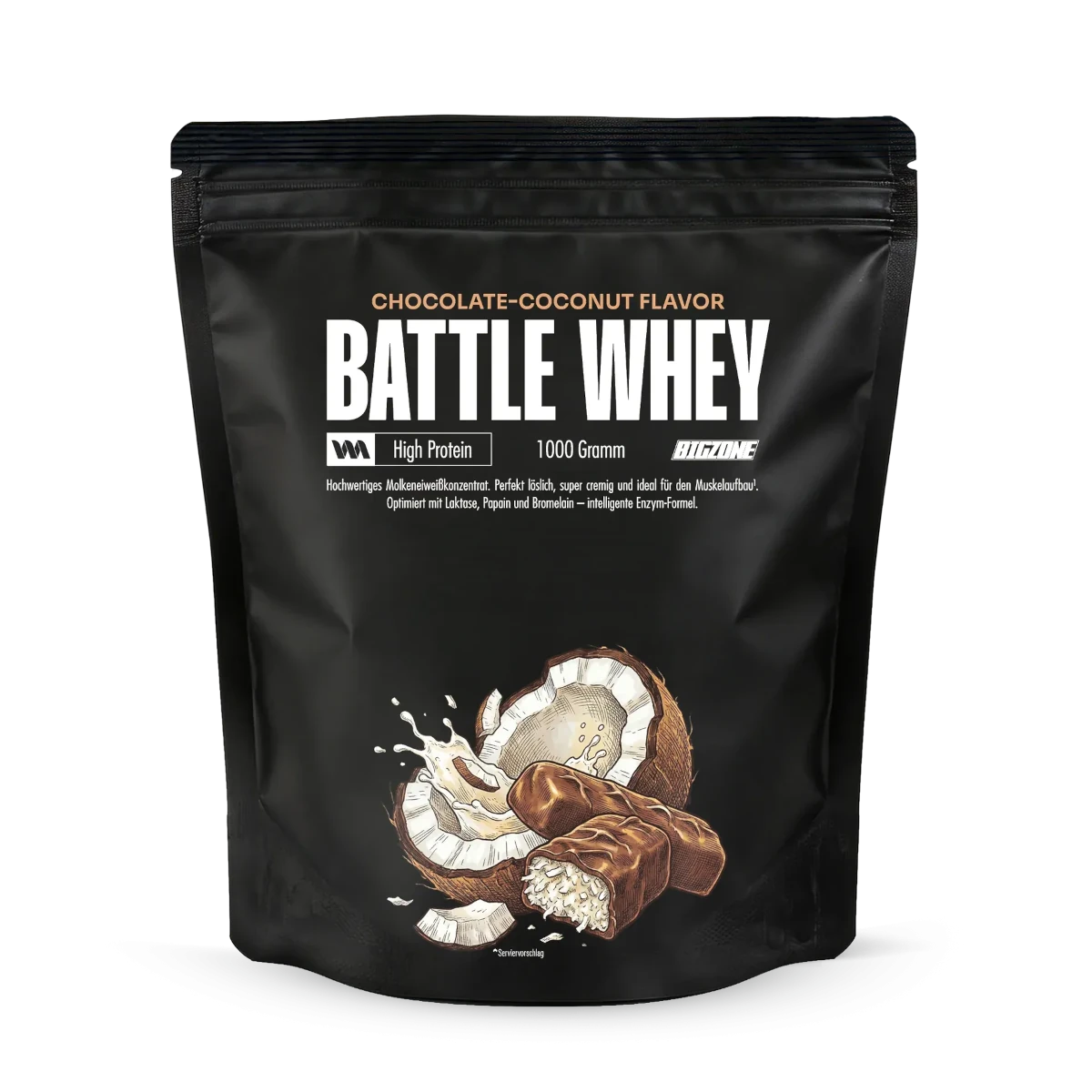 Big Zone Battle Whey 1kg Schoko Kokos