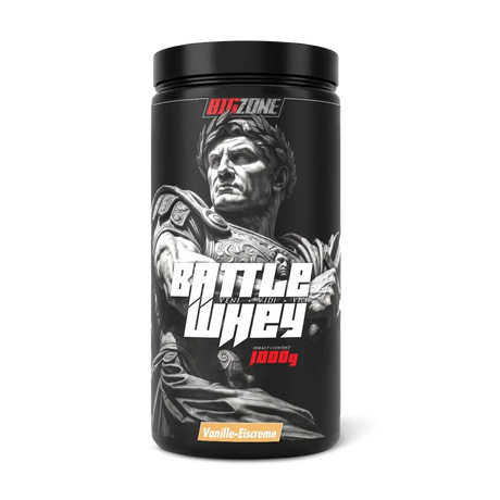 Big Zone Battle Whey 1kg Vanille-Eiscreme