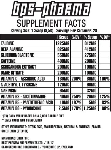 BPS-Pharma #NOT4PUSSY Booster 240g
