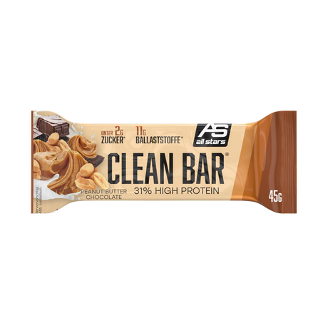 All Stars Clean Bar 45g Riegel Peanut Butter Chocolate