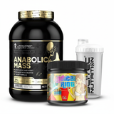 Produktkomposition mit Anabolic Mass, Radical Riot und Scitec Shaker