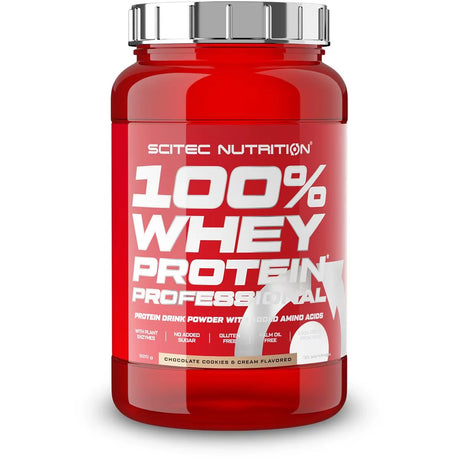 scitec nutrition 100% whey protein professional 920g chocolate cookies cream
