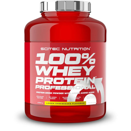 scitec nutrition 100% whey protein professional lemon cheesecake
