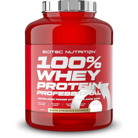 scitec nutrition 100% whey protein professional white chocolate