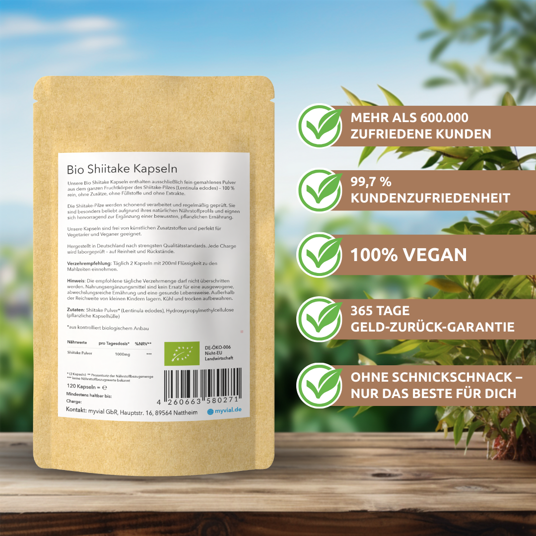 Bio Shiitake Kapseln