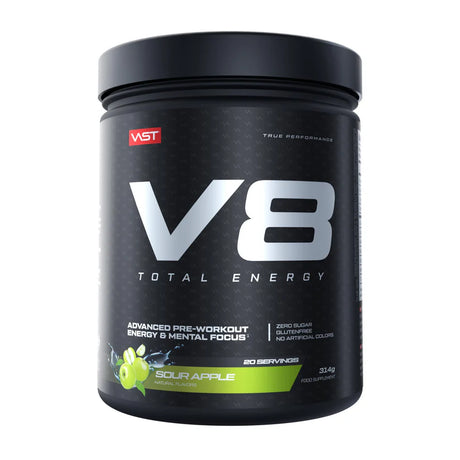 Vast V8 Total Energy 314g Pre Booster sour apple