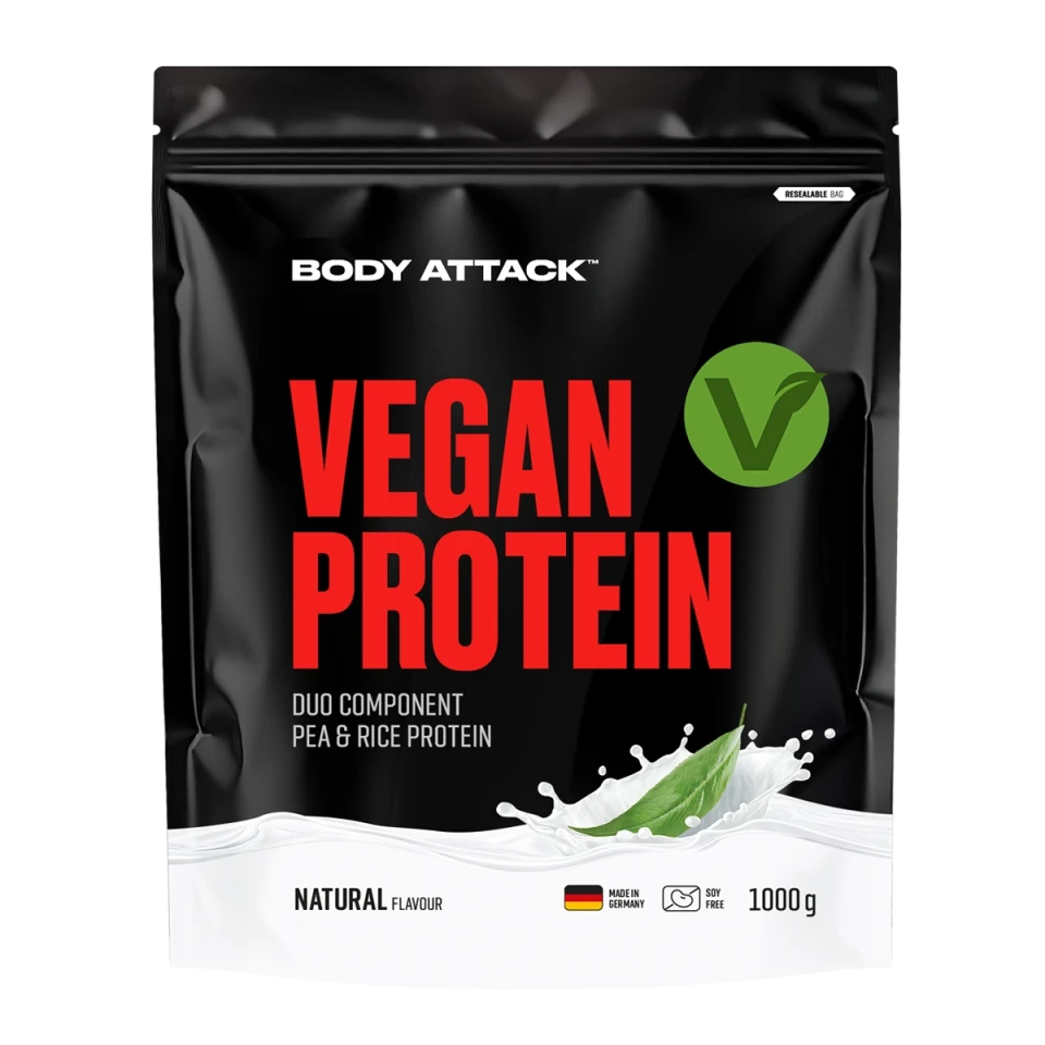 Body Attack Vegan Protein 1kg Natural