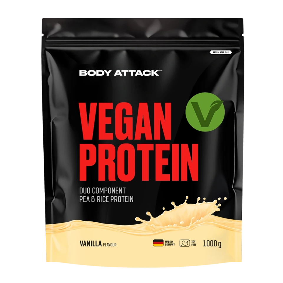 Body Attack Vegan Protein 1kg Vanilla
