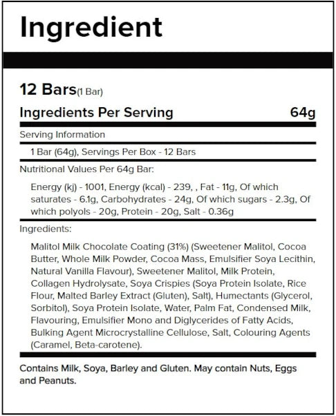 Warrior Crunch Protein Bar