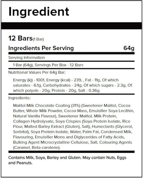 Warrior Crunch Protein Bar